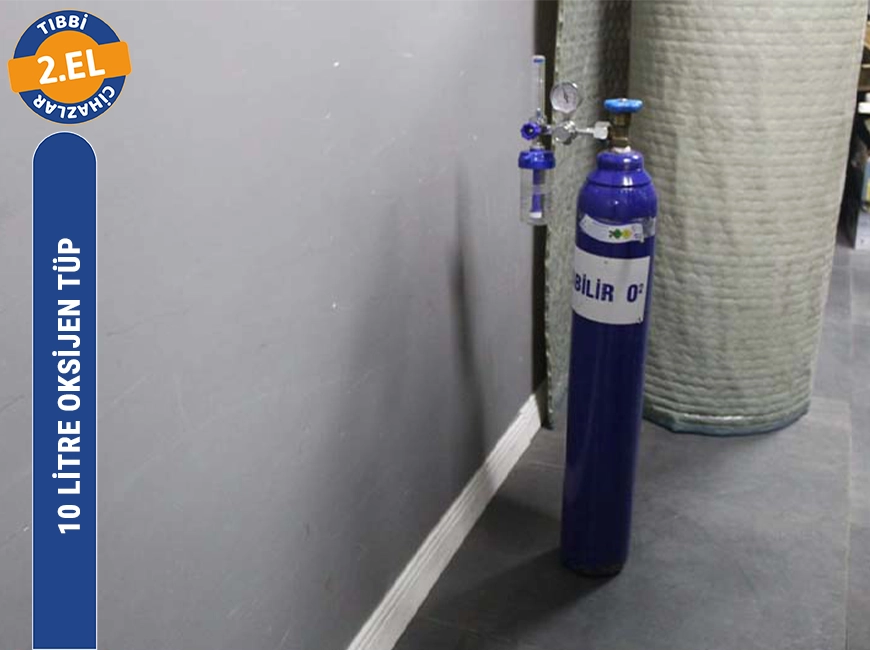 2.El 10 Litre Oksijen Tüp