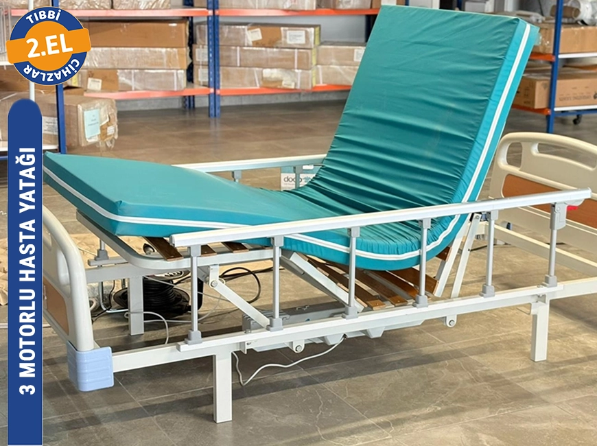                               2.El 3 Motorlu Hasta Yatakları