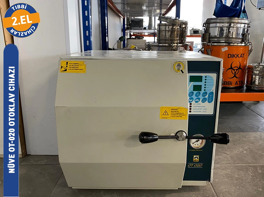                      2.El Nüve OT-020 Otoklav Cihazı